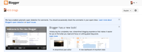 Blogger has a new look!