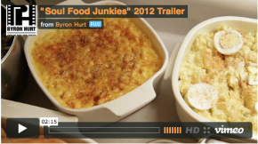'soul food junkies' vimeo interface